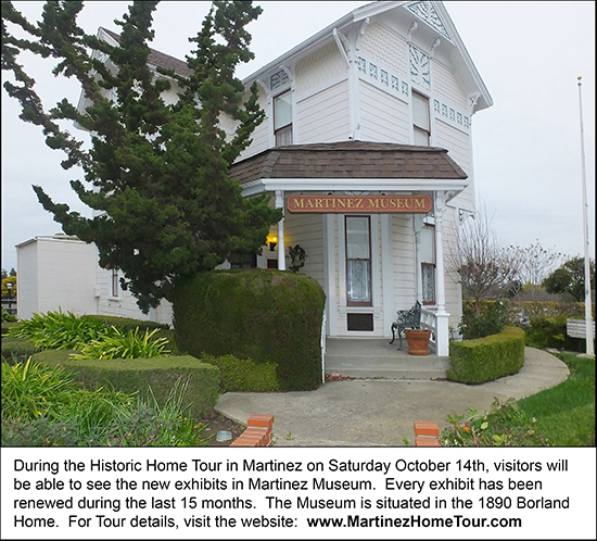 The restored Martinez Museum in the 1890 Borland Home in Martinez, California.